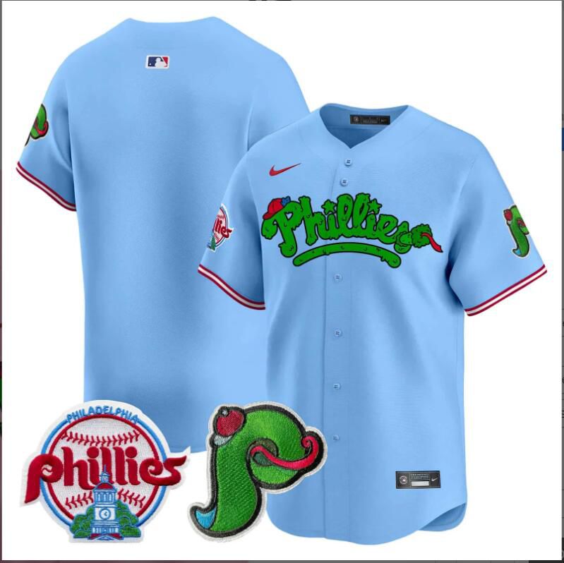 Men Philadelphia Phillies blank blue Limited 2024 MLB Nike jersey